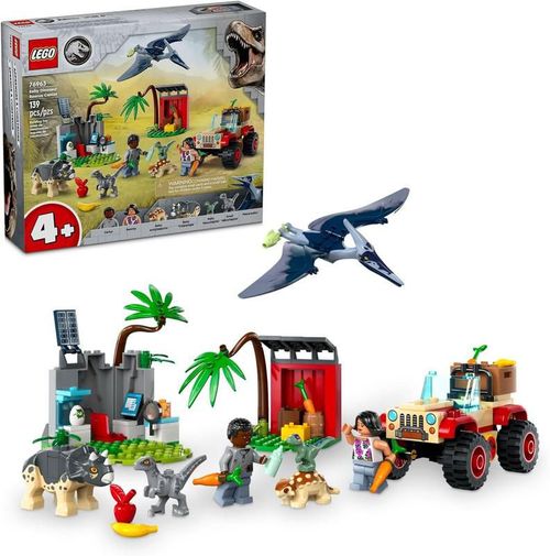 LEGO Jurassic World 76963 Centro de Rescate de Crías de Dinosaurio