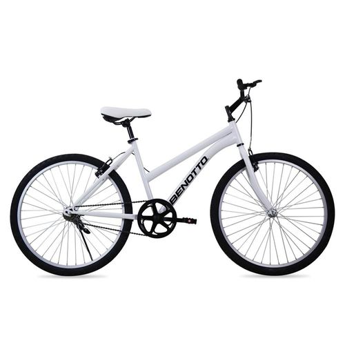 Bicicleta BENOTTO Montaña PROMOCIONAL R26 1V. Mujer Frenos 'V' Acero Blanco Talla:UN