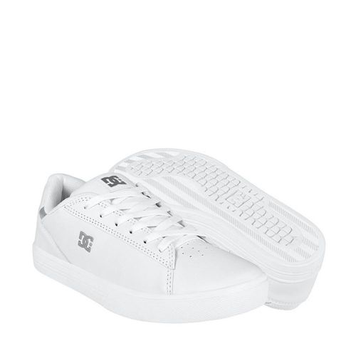 TENIS DAMA DC SHOES ADJS100128WS4 SIMIPIEL BLANCO