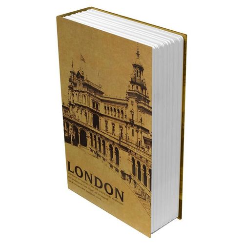 Caja de Seguridad Silverline 9” Tipo Libro Diseño London y Alta Resistencia