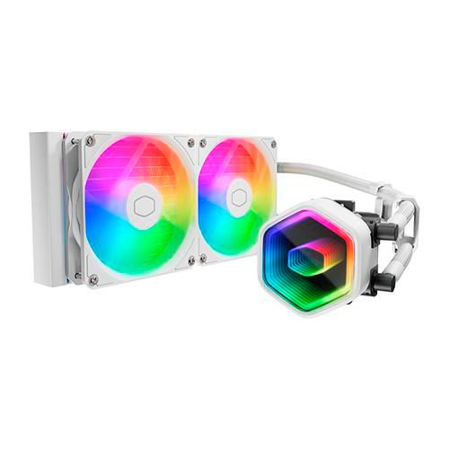 Enfriamiento Cooler master master liquid 240 core ii white