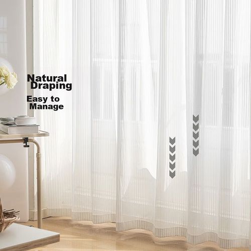 Cortina Sheer Blanca Mercury 220x270cm
