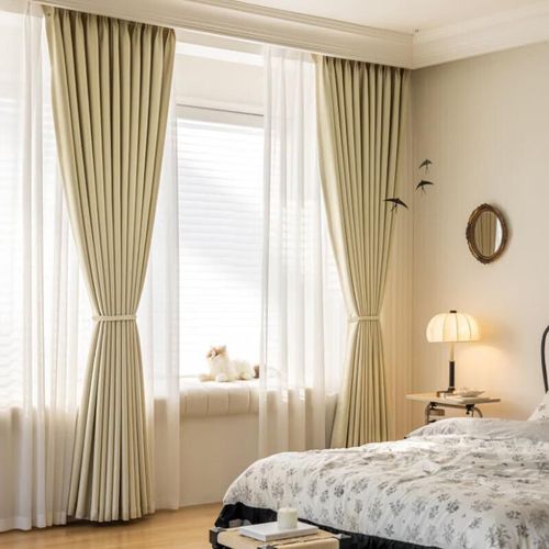 Cortinas Blackout Mercury Beige 150x200