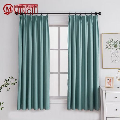 Cortina Opaca MINGJU Verde Claro 200x200