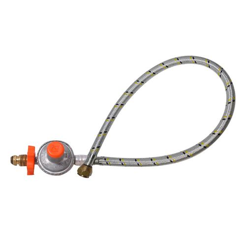 REGULADOR GAS LP BAJA PRESION R3 C/MANGUERA 5 M CONEX GIRATORIA INGUSA