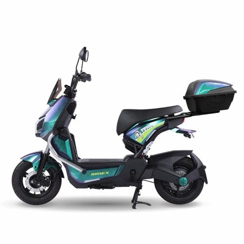 Bicicleta Eléctrica Bimex Wolfe 800W R14 Multicolor