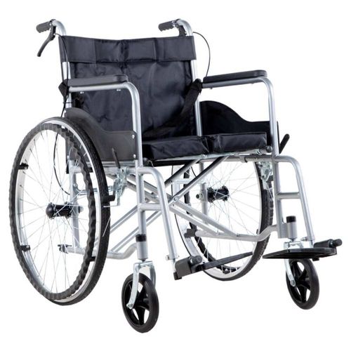 Silla De Ruedas Ligera Plegable Traslado Compacta Con Freno