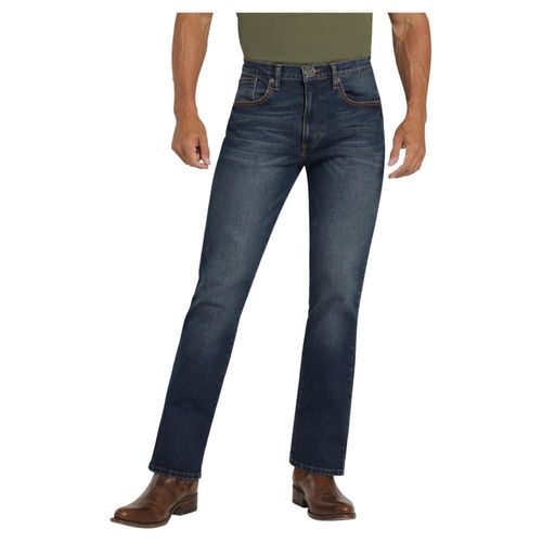 Jeans Vaqueros Hombre Wrangler Slim Boot 4BU Azul