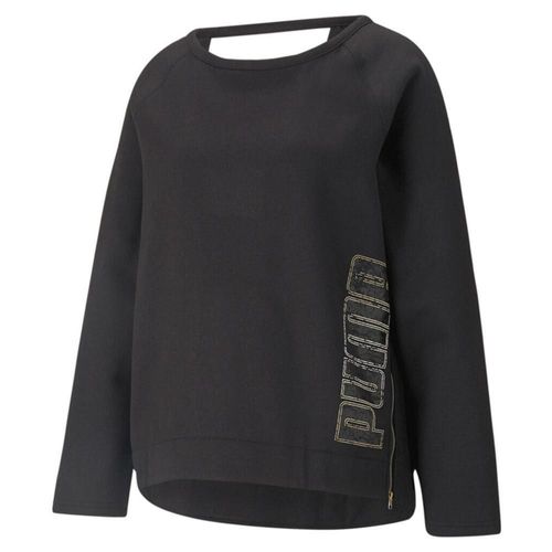 Sudadera Puma Moto Crew para Mujer 521033-01 Negro
