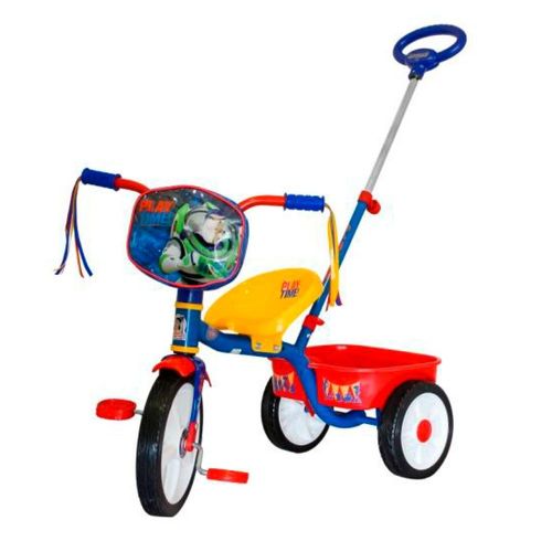 Triciclo Apache R12 Buzz Light con cajuela y barra con empuje 0460133