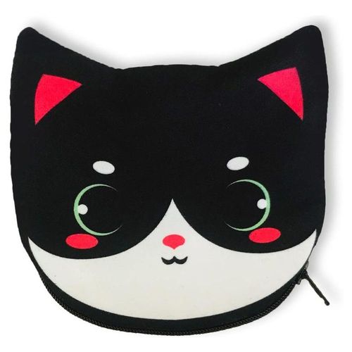 Monedero Diseño Gato Negro Kawaii