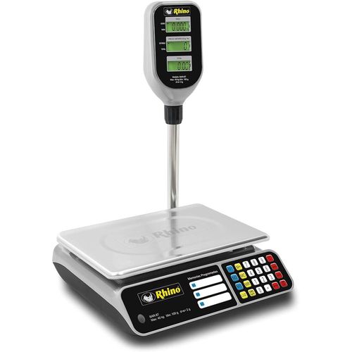 Báscula Digital Comercial, 40kg / 2g Precisión, BAR-8T
