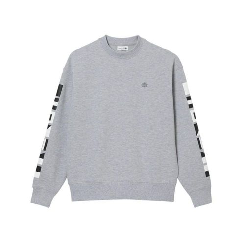 Sudadera Lacoste Gris Loose Fit