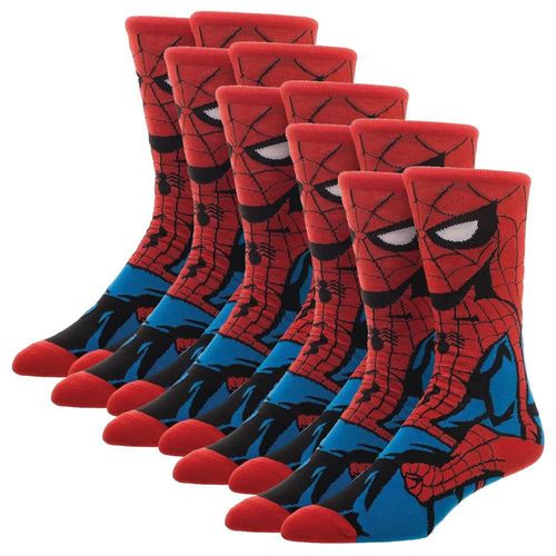Calcetines de Hombre Araña SockSpiderman01 MXOMK-005 Calcetas de Spiderman
