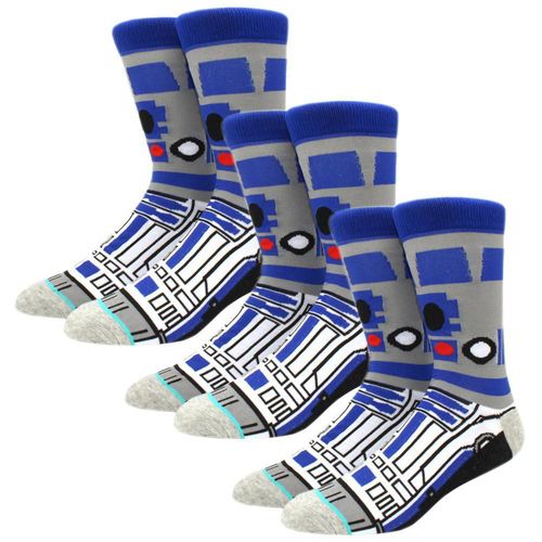 Calcetas de Tubo Medio SockStarWar07 MXKWS-003 Medias Largas de Figuras Peliculas