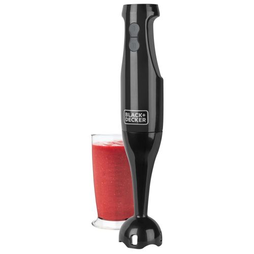 BATIDORA DE INMERSION BLACK AND DECKER HB2400B 2 VEL CUCHILLAS DE ACERO INOX NEGRO