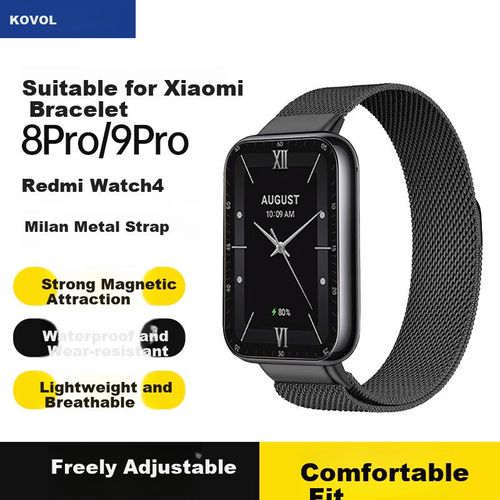 Correa de reloj KOVOL Milanesa Metal Negro