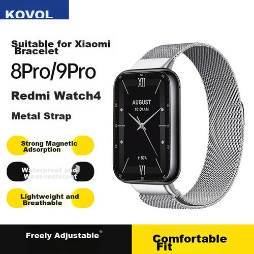 Banda de reloj magnética KOVOL Milanesa Plata