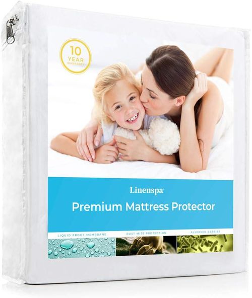 LinenSpa Protector de Colchón impermeable tamaño Individual