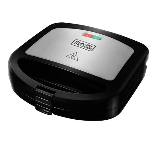 SANDWICHERA BLACK AND DECKER SM24530 2 PZS NEGRO ACERO
