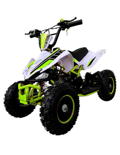 Mini Cuatrimoto Atv03 Verde Motor 49cc Encendido Electrico