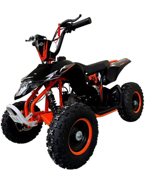 Mini Cuatrimoto Atv05 Naranja Motor 49cc Encendido Electrico