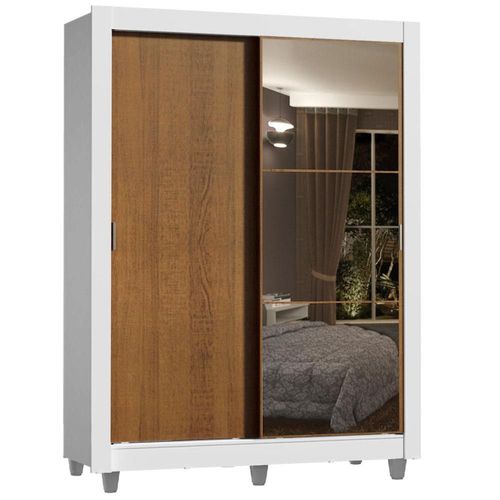 Ropero Closet Madesa Dallas Plus 1 Espejo con Pies BM 01