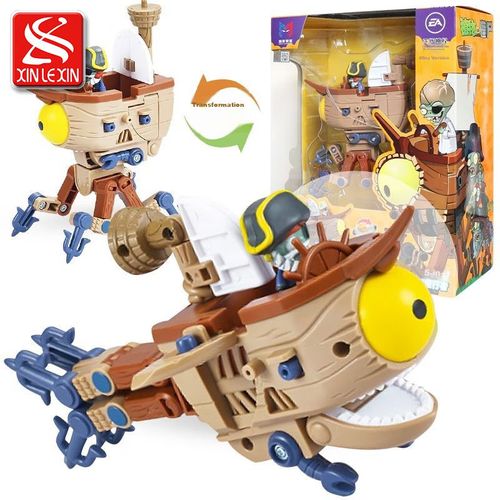 Transformable de Plantas vs Zombies Juguetes para Niños