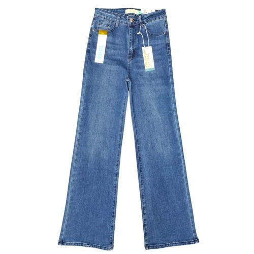 JEANS MUJER WIDE LEG PIERNA ANCHA Y CINTURA ALTA
