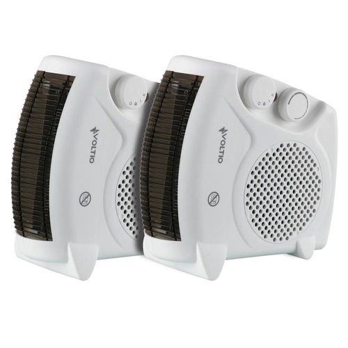 Calefactor Ventilador Calentador Electrico 1500W Portatil 2pzas