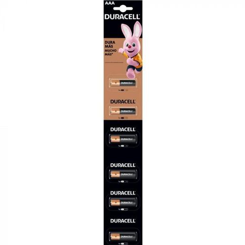PILA DURACELL ALCALINA AAA TIRA CON 60 UNIDADES 1.5V