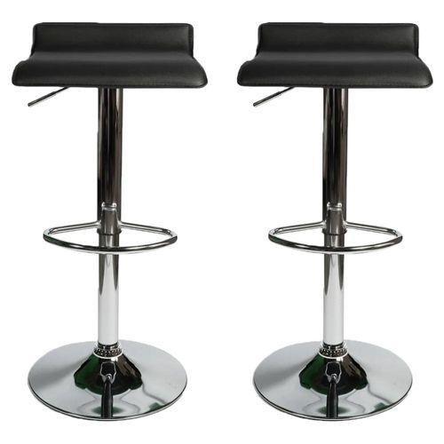 SET DE 2 BANCOS DE BARRA COLOR NEGRO
