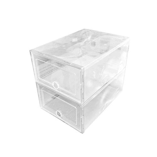 CAJAS TRANSPARENTES ORGANIZADORAS DE ZAPATOS 12 PIEZAS