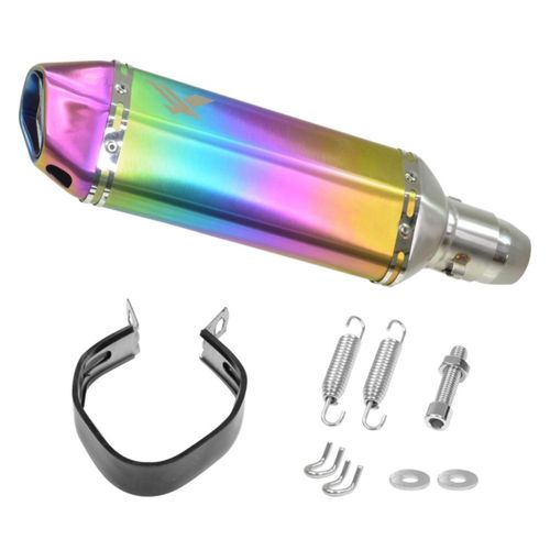 Escape Moto Acero Deportivo Tornasol Universal Silenciador Gutstark