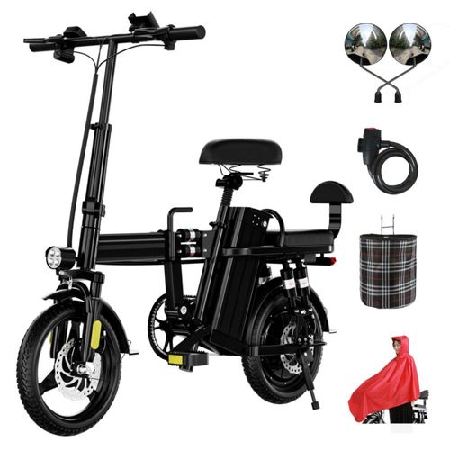 Bicicleta Eléctrica Plegable Uber Eats Adulto Autonomía 80km Real S1