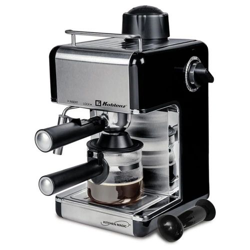 CAFETERA KOBLENZ CKM650EIN 4 TAZAS EXPRESSO CAPUCCINO ACERO INOX