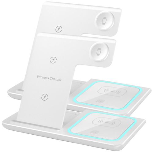 Cargador Qi SwiftChargeWhite MXCEW-003 Potente Base de Carga