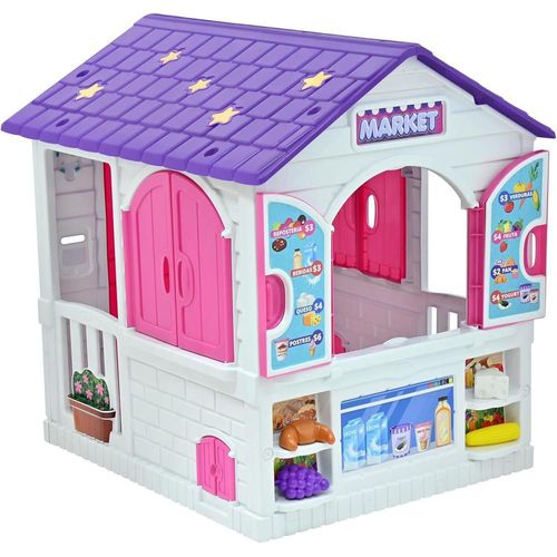 Casita Casa Infantil Prinsel 2 En 1 Armable Sonidos y Luz