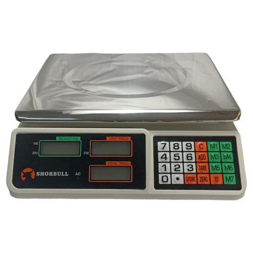 Bascula de Mesa Comercial Mostrador Digital 40Kg Shorbull