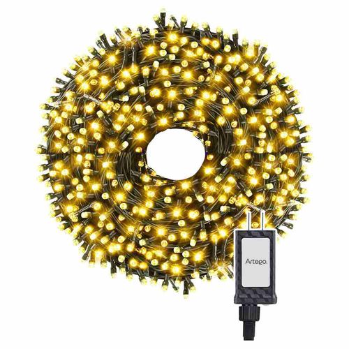 Luces de navidad serie 200 led Dorada interior exterior