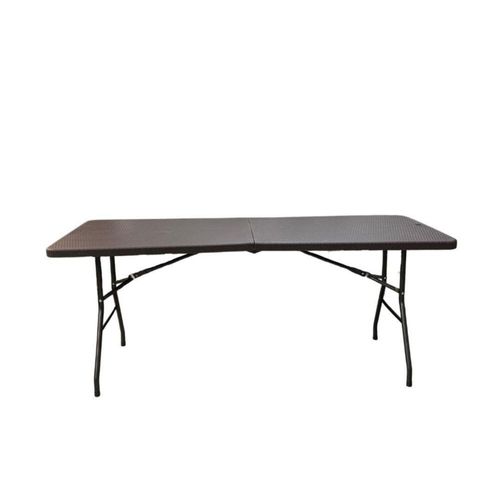 Mesa Plegable Rectangular Rattan Shorbull 180cm
