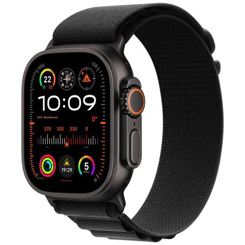 Banda de nylon BHO para Apple Watch S10/S9/Ultra, negro