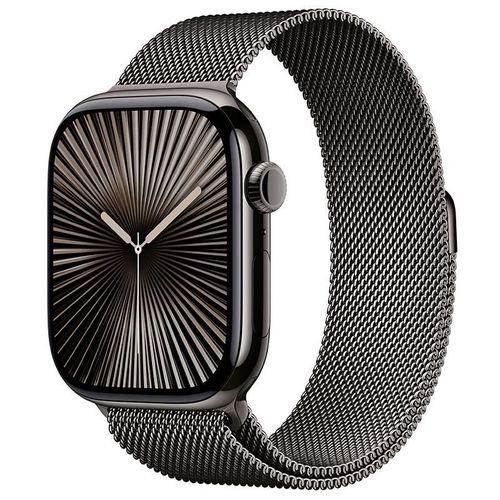 Banda milanesa de acero inoxidable BHO para Apple Watch, plata
