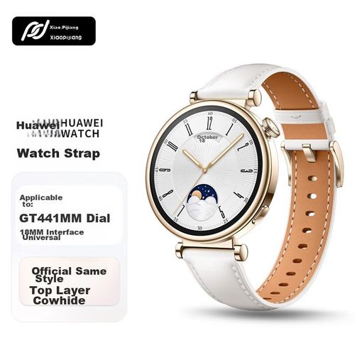 Correa de cuero XIAO PI JIANG para Huawei Watch GT5 Pro/GT4/GT5, 42/41 mm, mujer