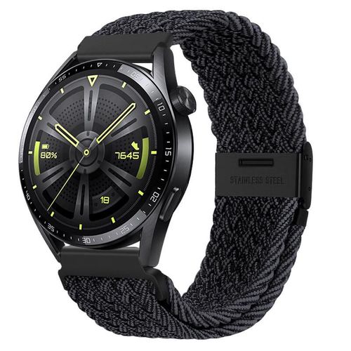 Correa de nylon WATCHBOND para Huawei Watch GT5/GT4/GT3/GT2, trenzada, hombre