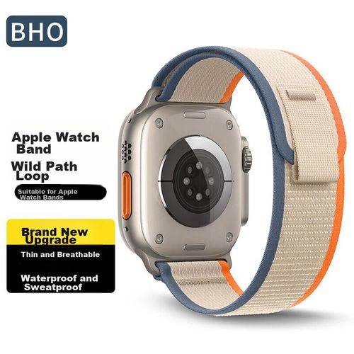 Correa Trail Loop BHO para Apple Watch S10/S9/Ultra2, 38/40/41MM y 42/44/45/49MM, nylon