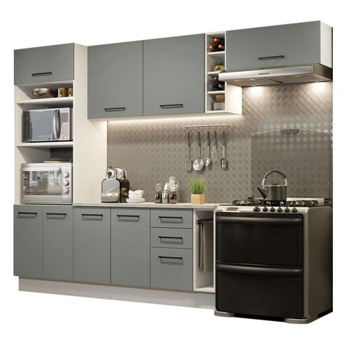 Cocina Integral Completa Modular Madesa Agata 290cm BG 07