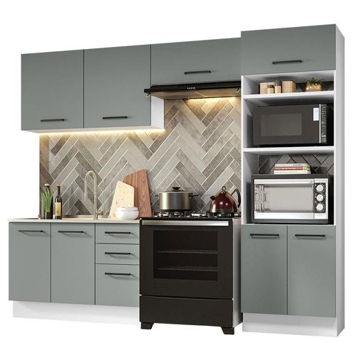 Cocina Integral Completa Modular Madesa Agata 270cm BG 08