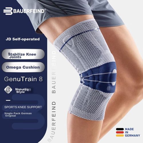 Soporte De Rodilla Bauerfeind Genutrain8 Antideslizante Gris
