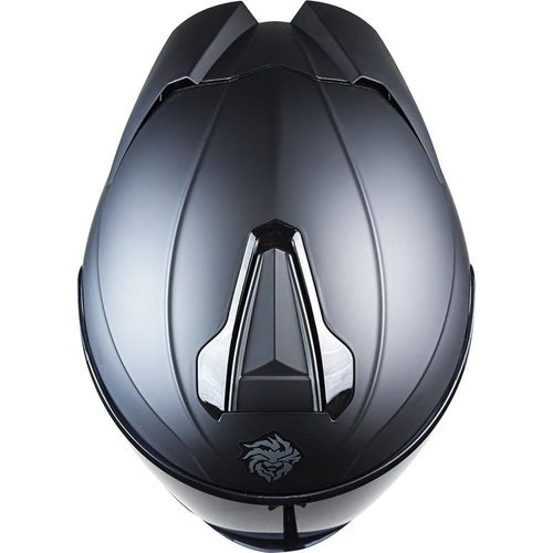 Casco Abatible Litio Mate Negro Mediano